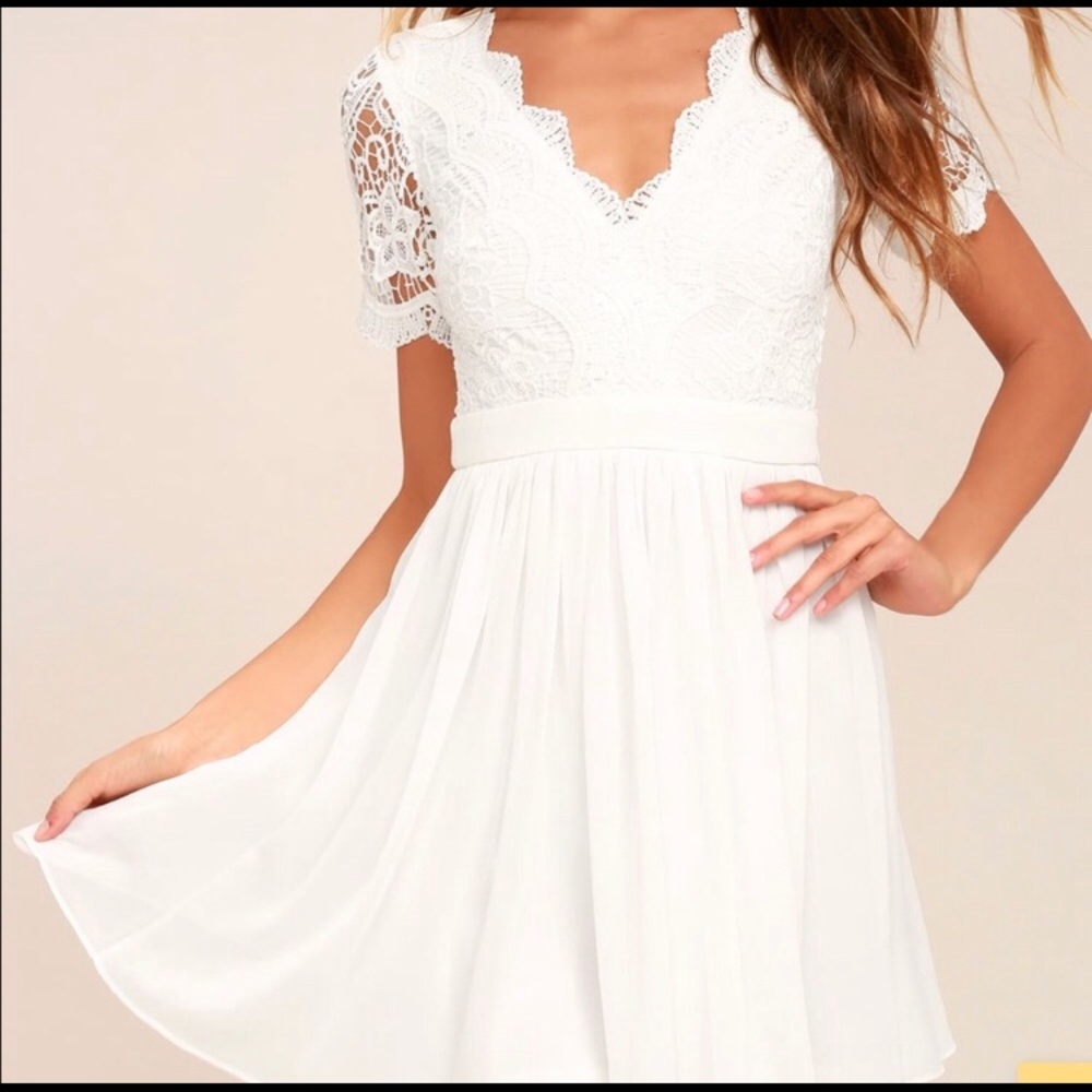 Lulu’s Angel in Disguise dress - White